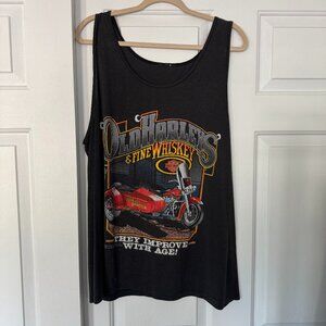 '88 Old Harleys & Fine Whiskey Vintage Tank Top from Backbite Vintage